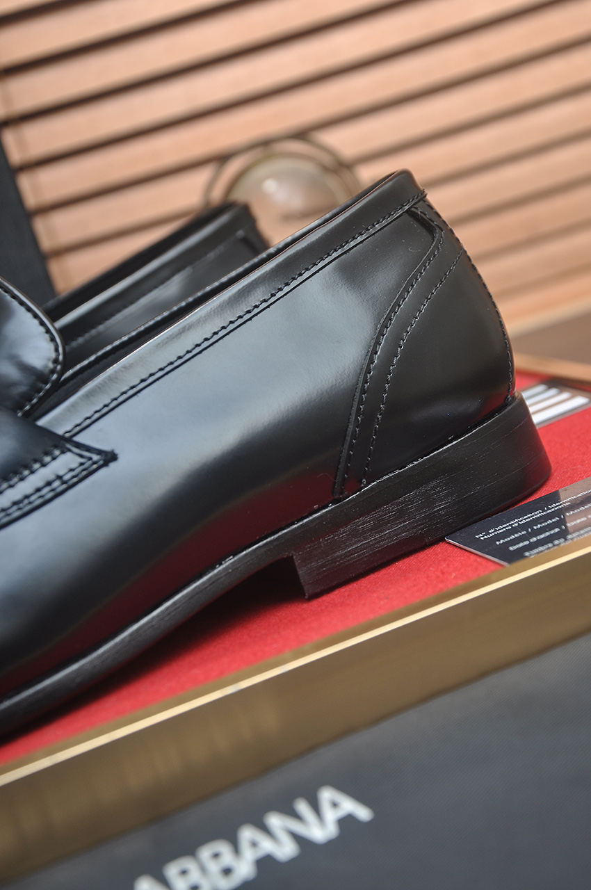 D&G Shoes Leather Shoes Imported Top-Grain Cowhide