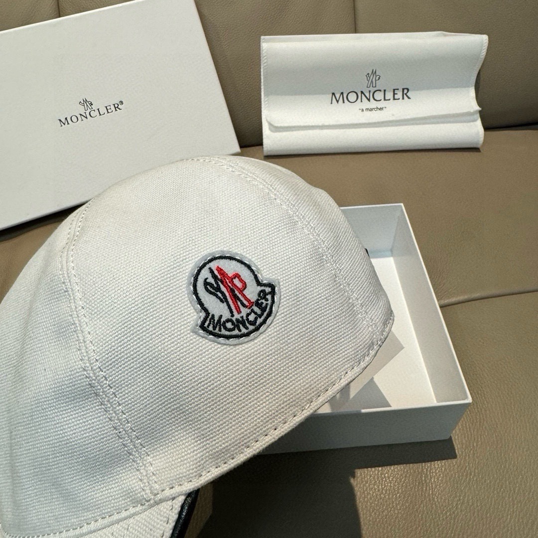 Moncler Hat Baseball Cap With Side Logo 56cm Accessories