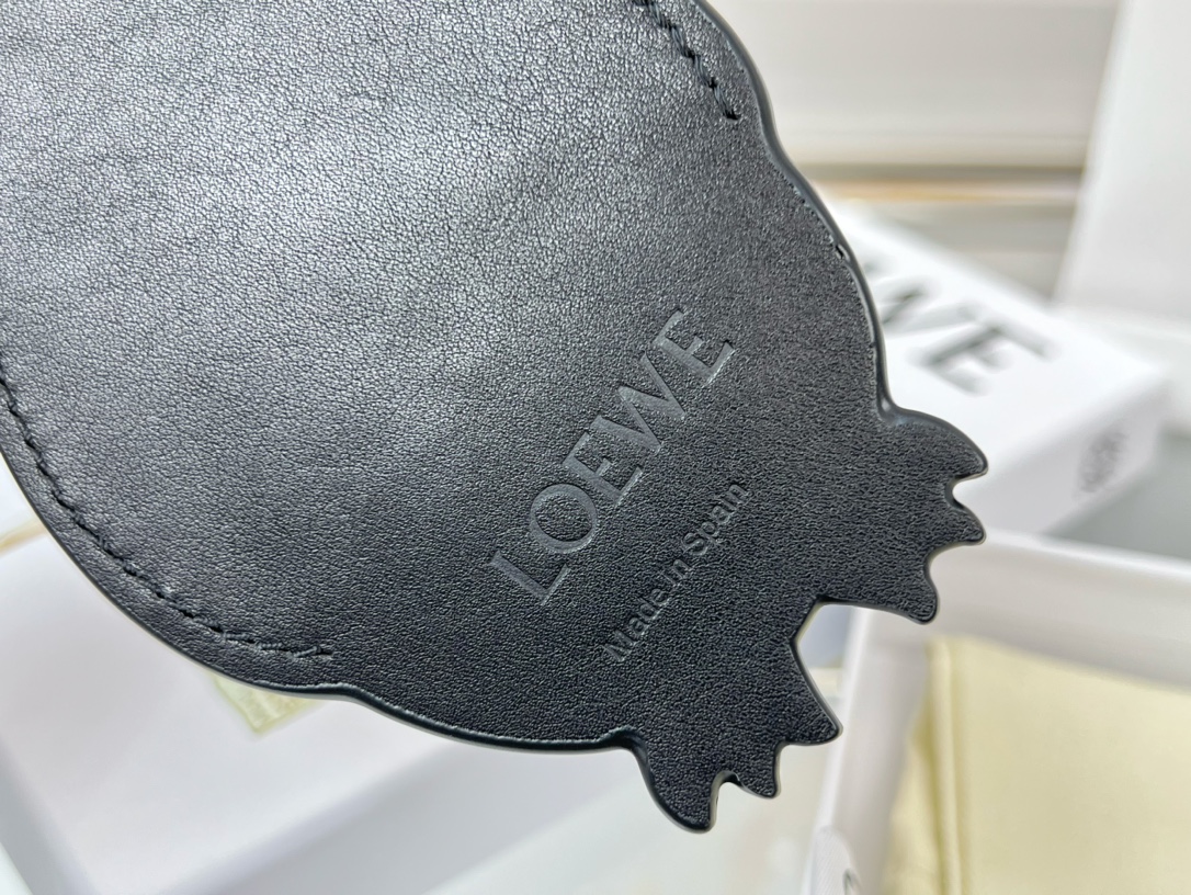 Loewe Key Chain Owl Charm Imported Calfskin Keychain Charms Accessories