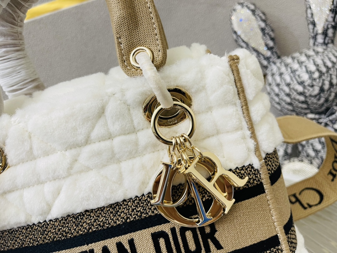 10A + top quality Dior Medium Lady D-Lite Bag 9920 DD003 24cm