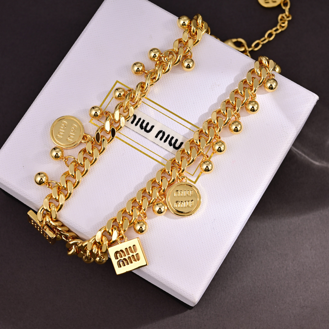 Miu Miu Jewelry Necklace Tag Design