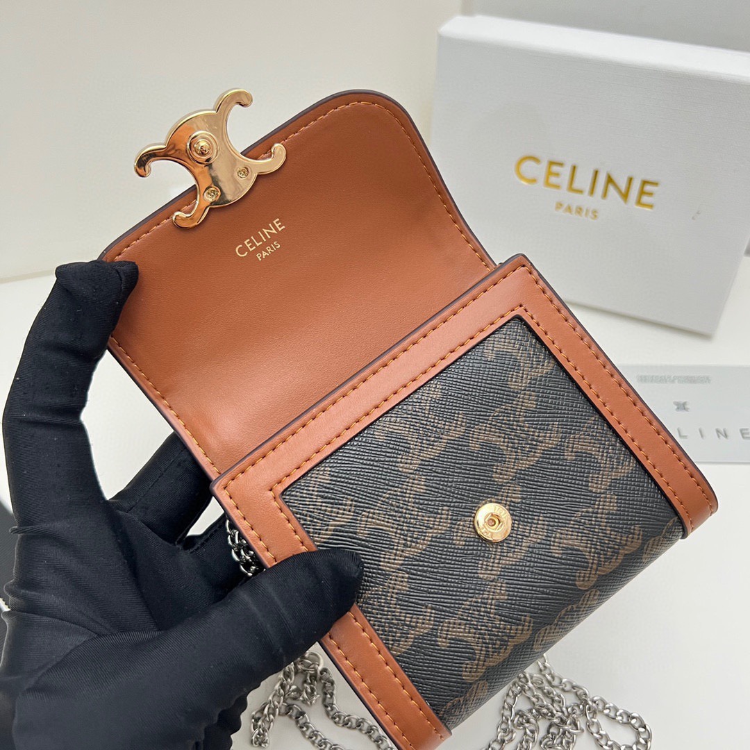 Celine TRIOMPHE Wallet 10999 LM57 11cm