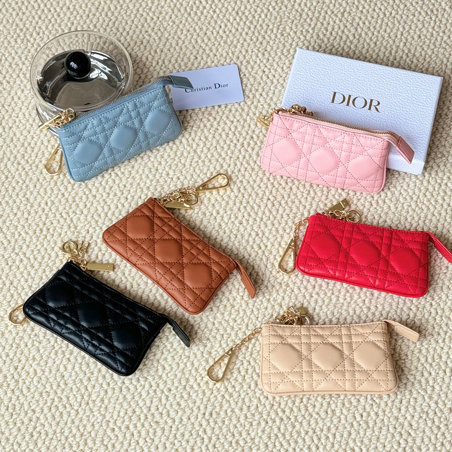 Dior Mini Card Holder Wallet S0972UWHC M30G