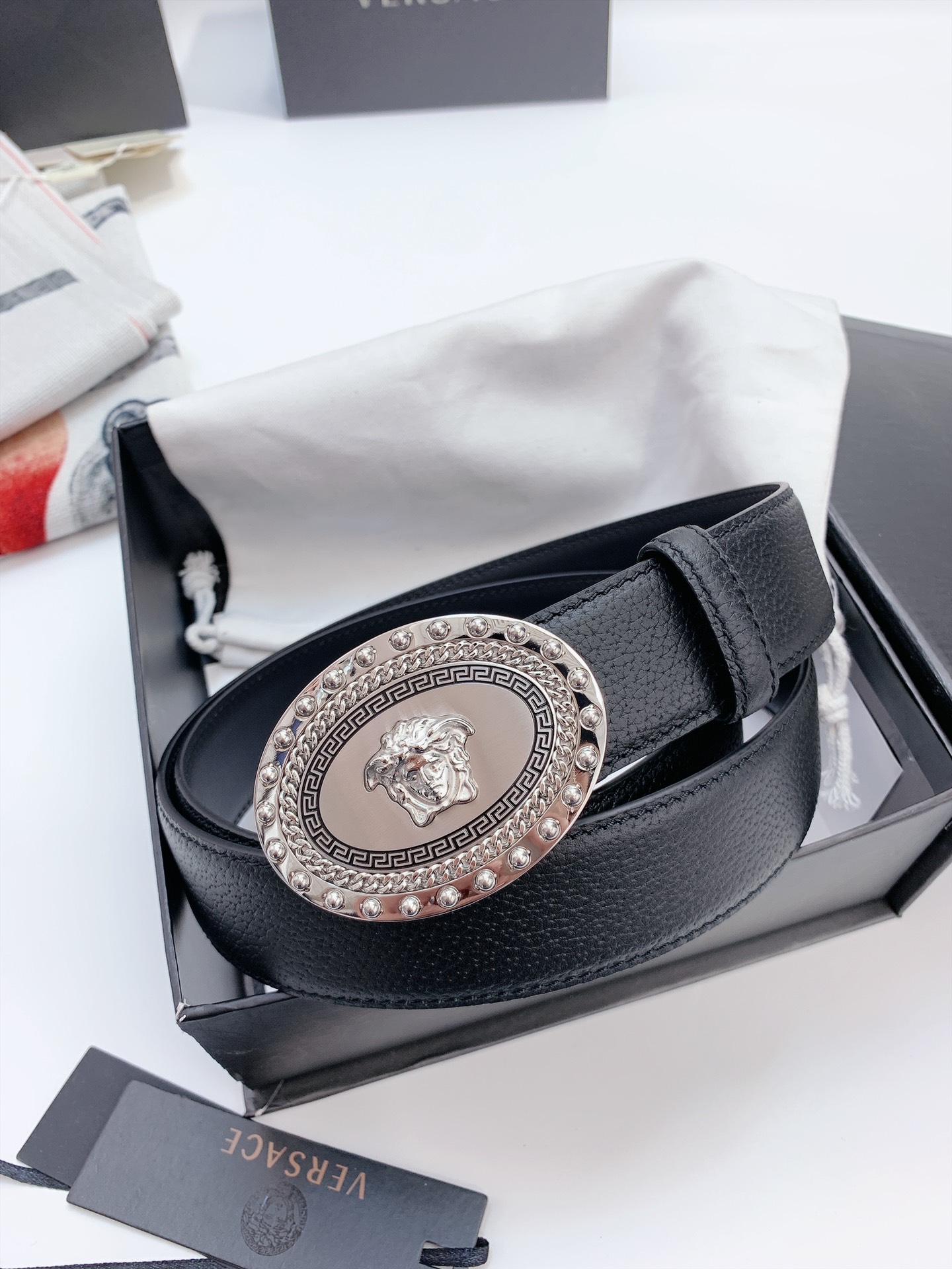 Versace Belt 010 22PJ081 3.5cm