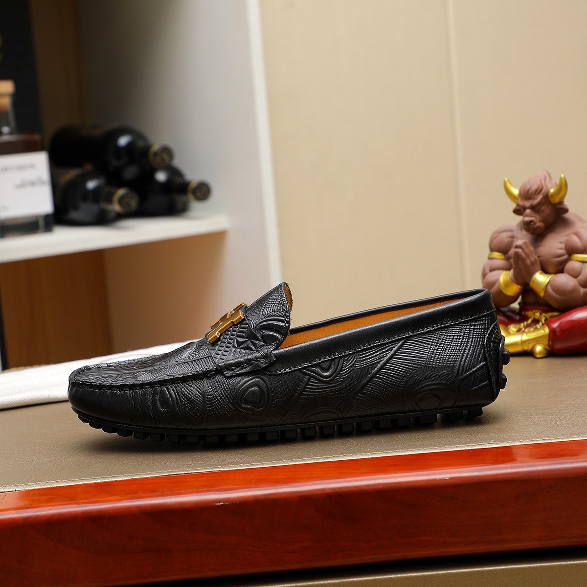 Hermes Shoes Leather Shoes Cowhide