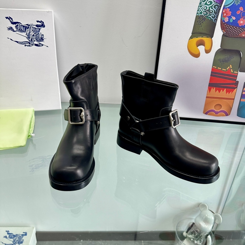 Burberry Shoes Boots Sheepskin