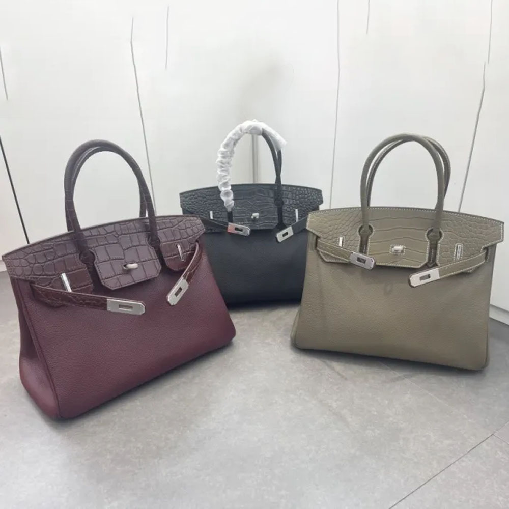 Hermes Birkin Bag Silver hardware XYZ082 30cm