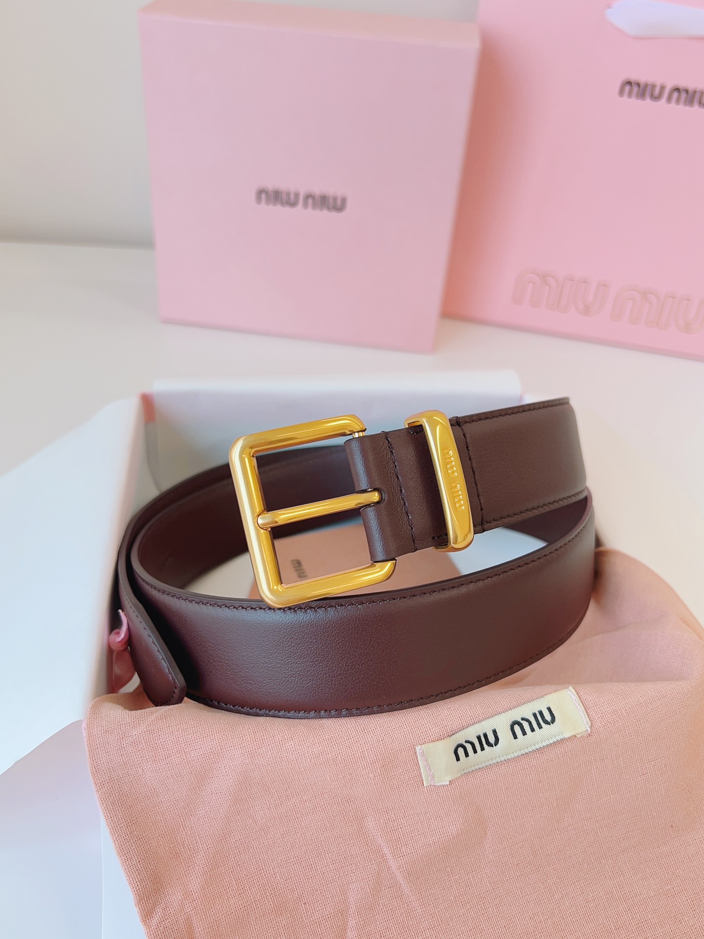 Miu Miu Belt 007 3.5cm
