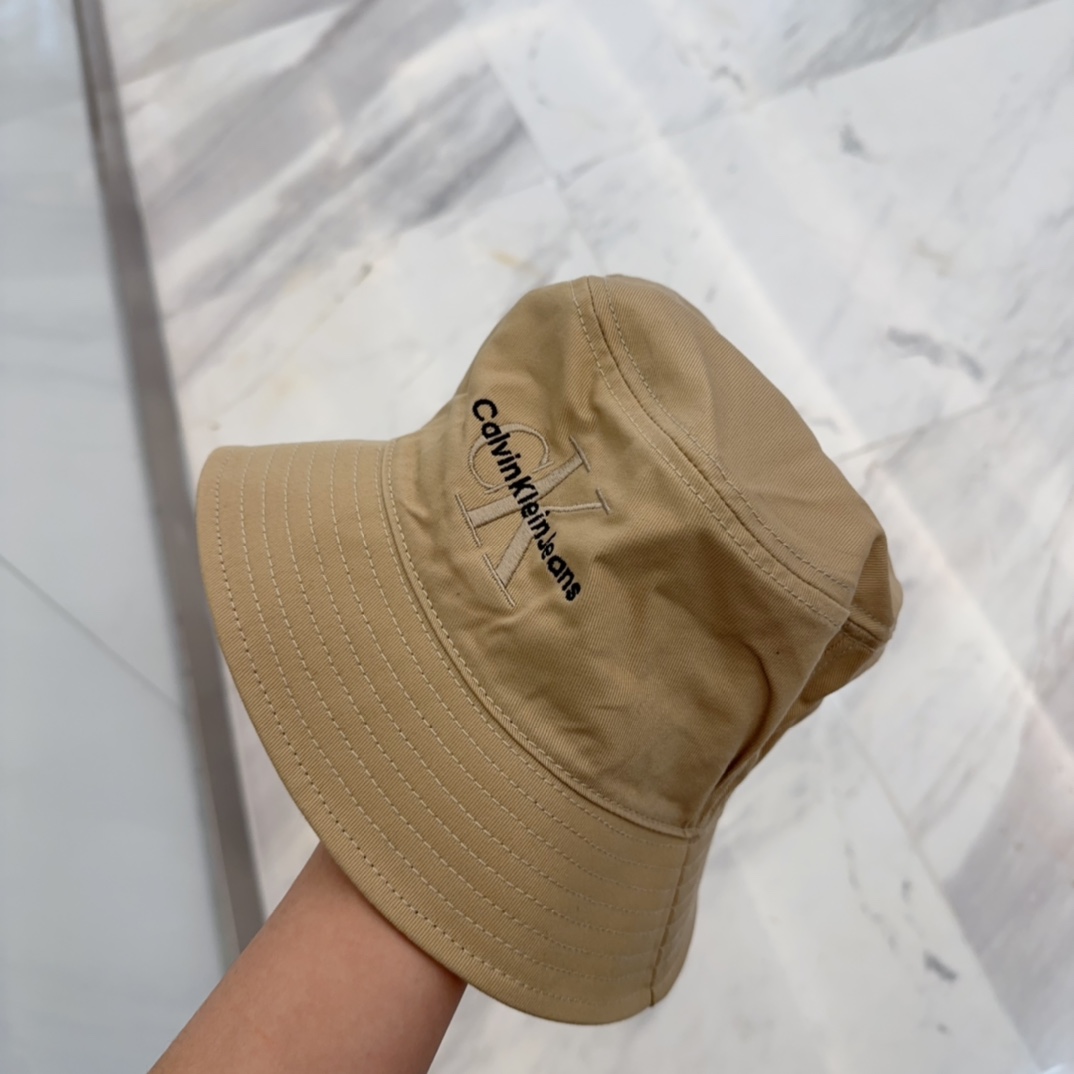 CK Hat Embroidered Bucket Hat Accessories