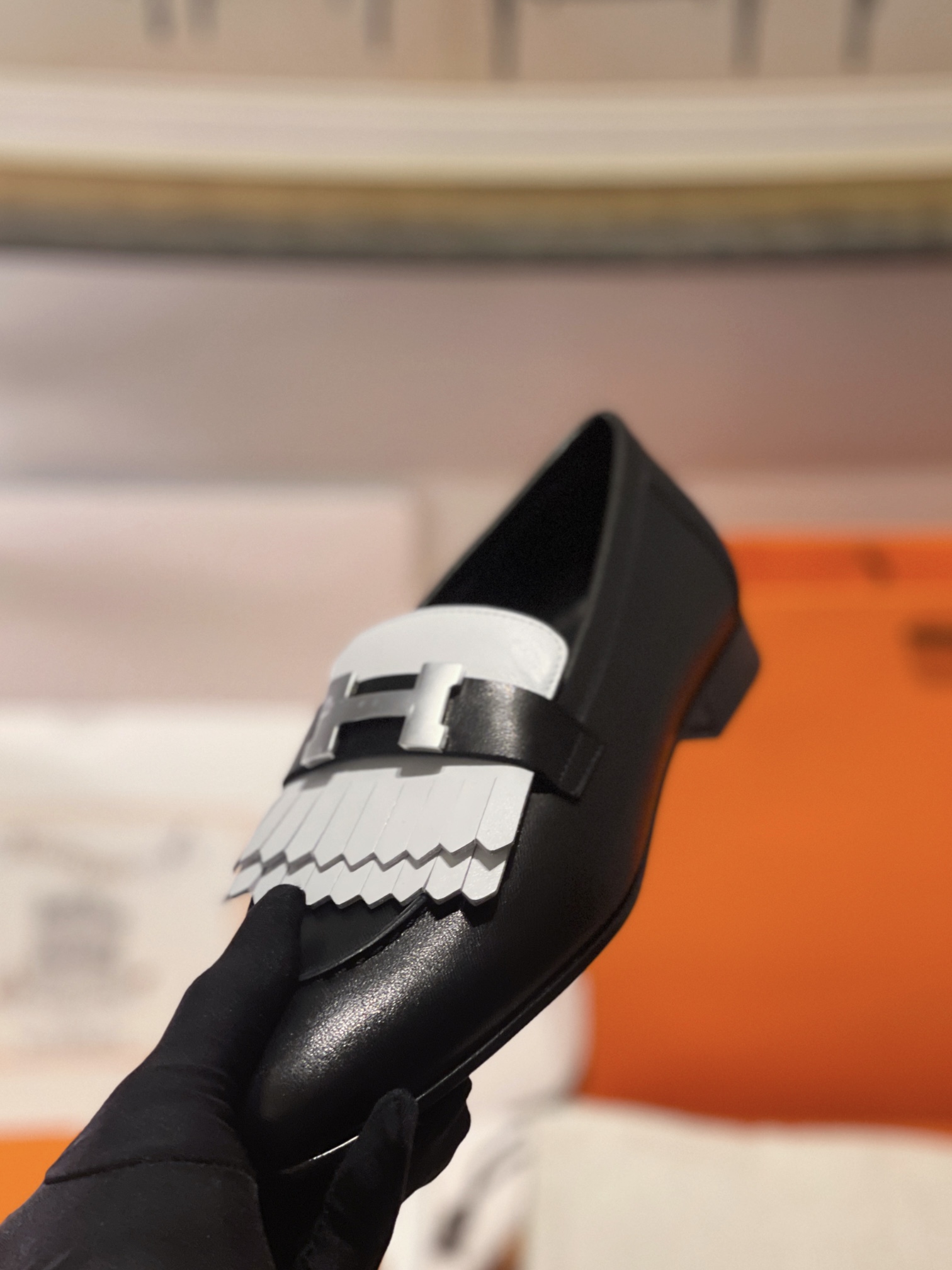 Hermes Shoes Loafers Cowhide