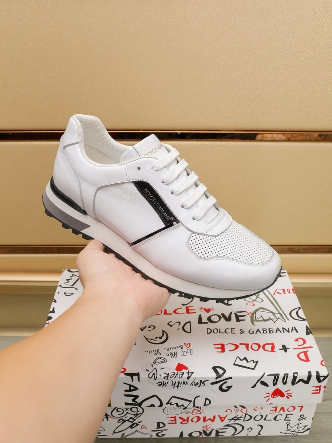 D&G Shoes Sports Shoes Leather