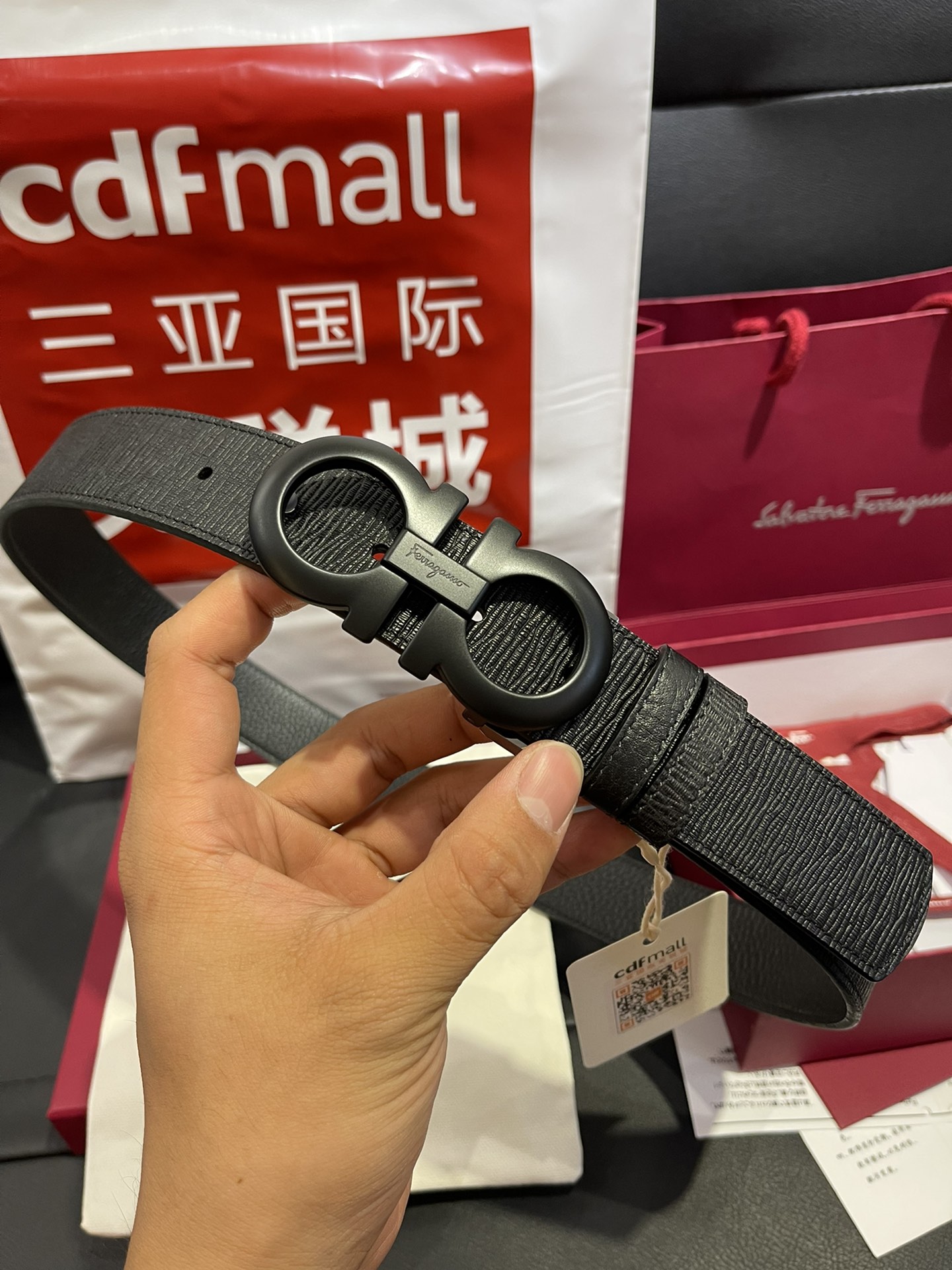 FERRAGAMO Belt 002 22PJ081 3.5cm