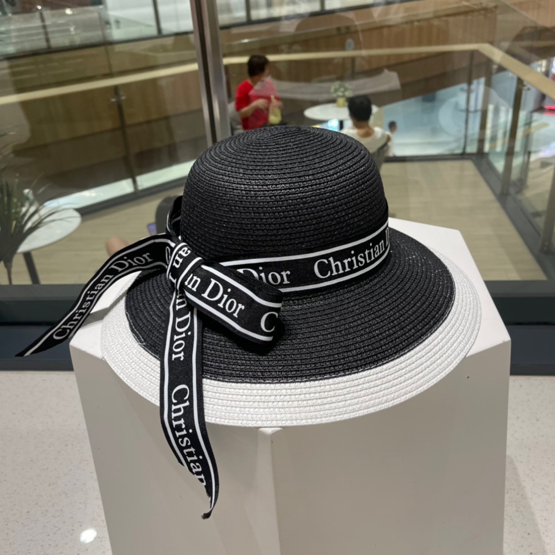 Dior Hat Straw Hat Sun Hat 57cm Accessories