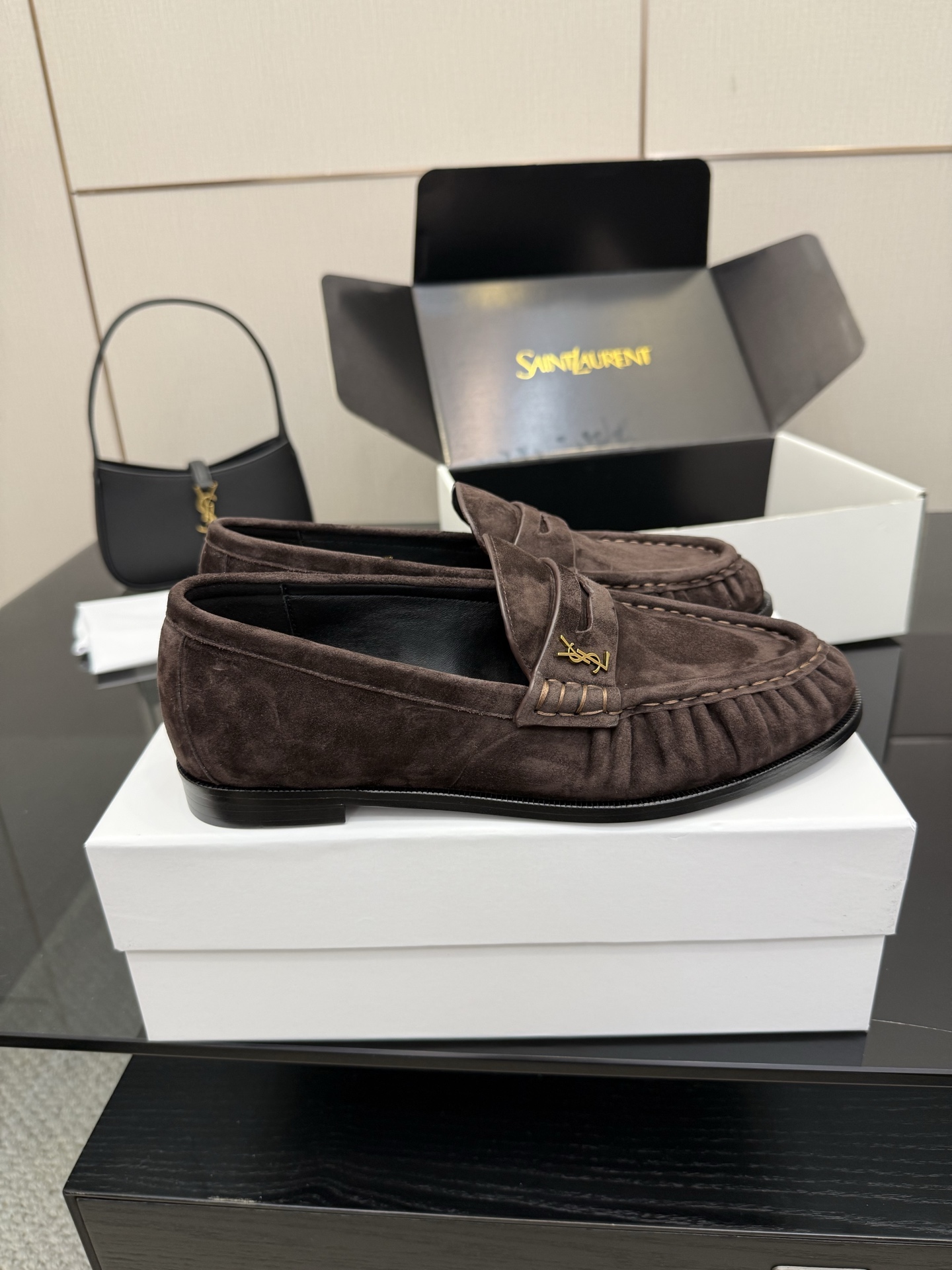 Saint Laurent Shoes Loafers Cowhide