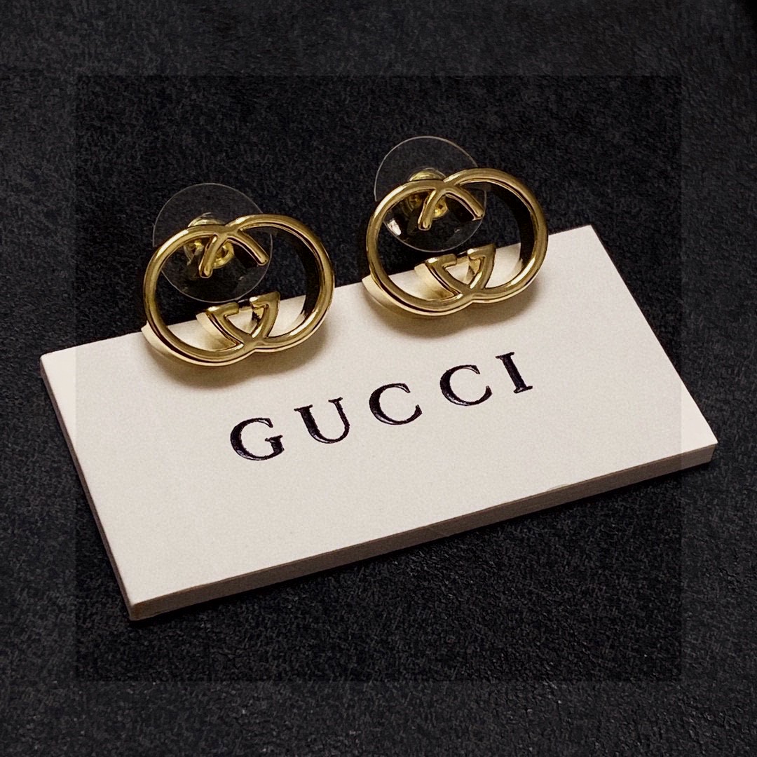 Gucci Jewelry Earring Double G Pearl Stud Earrings