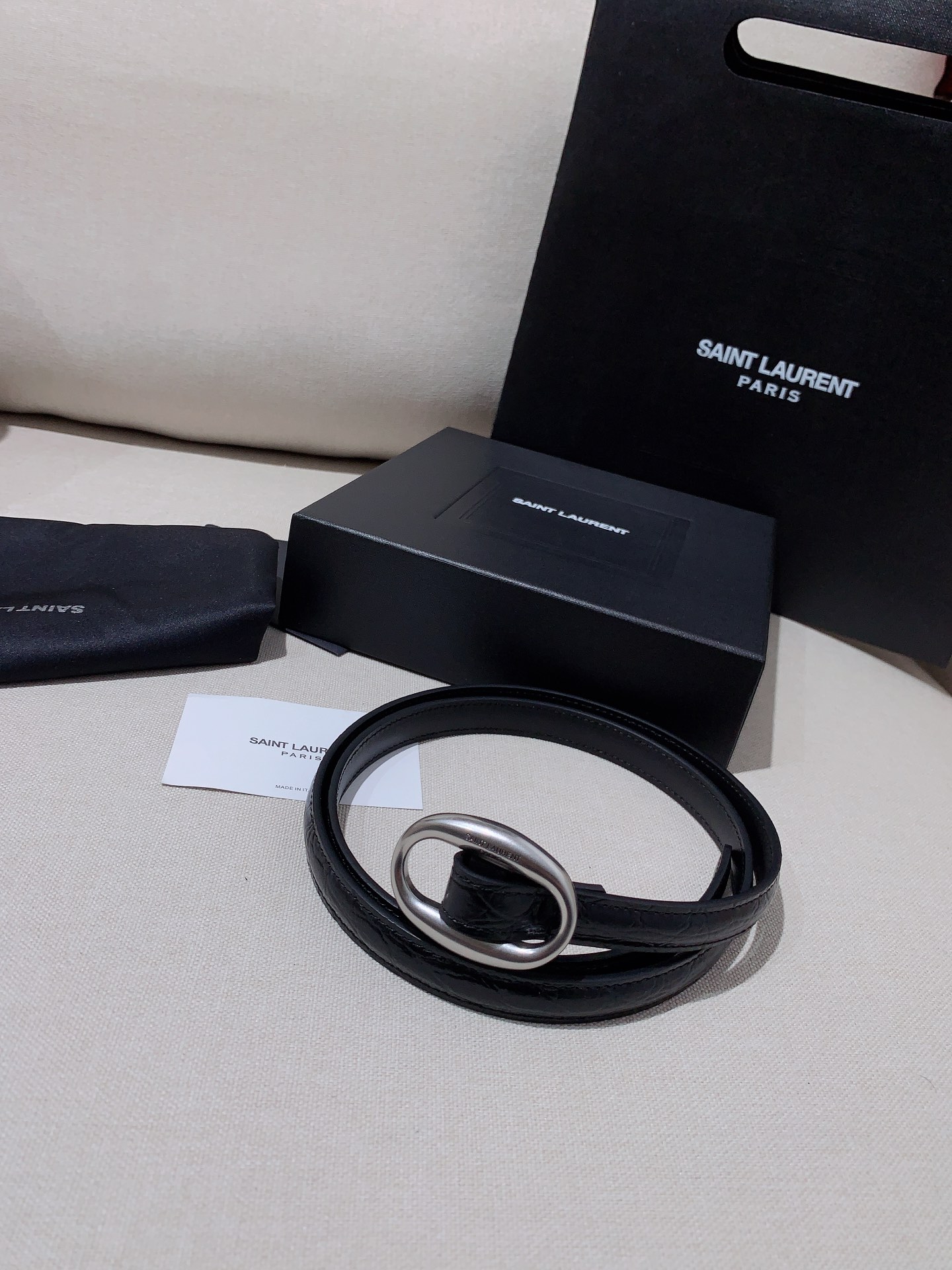 YSL Belt 009 22PJ081 1.5cm