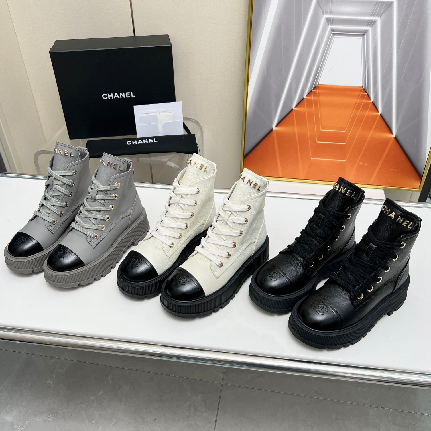 Chanel 001 boots XM053