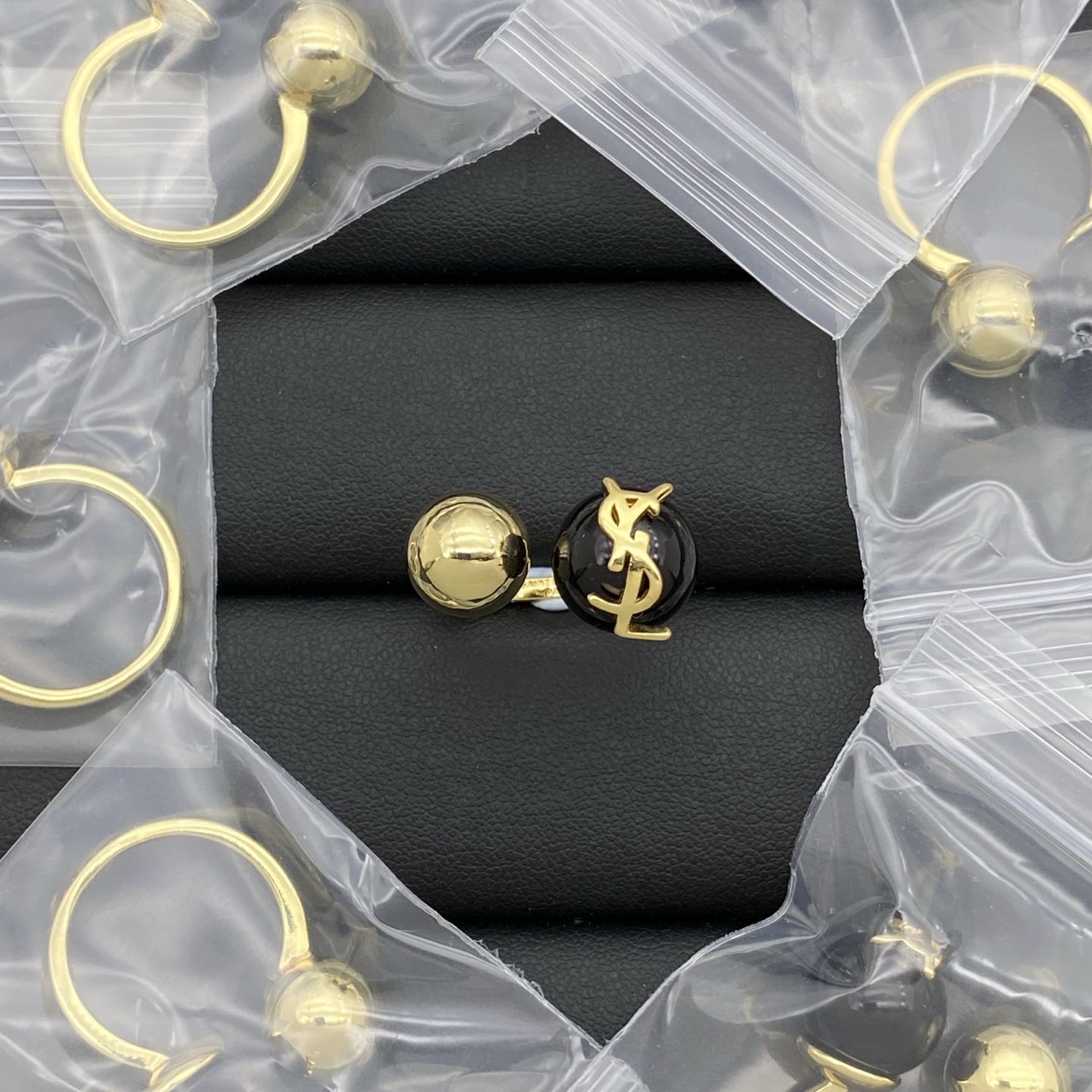 Saint Laurent Jewelry Rings Big Pearl Opening Ring