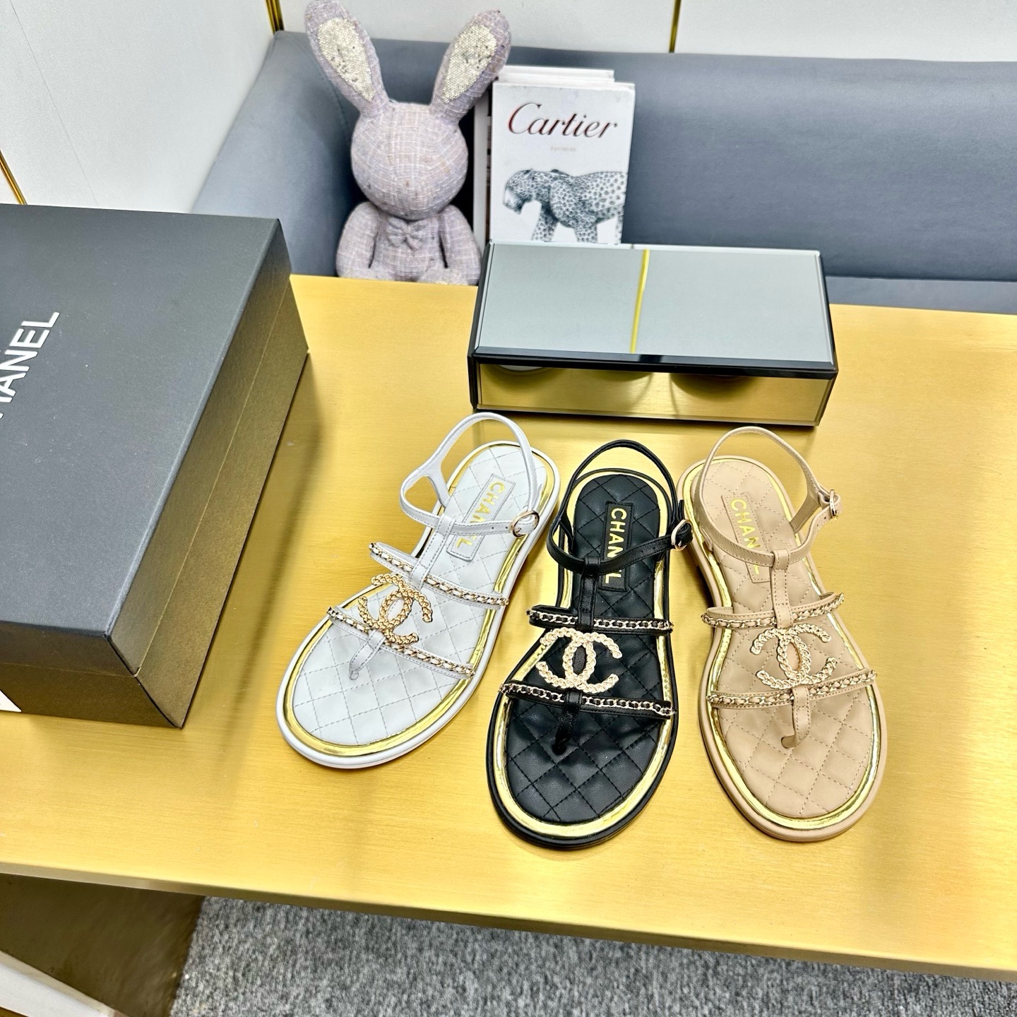 Chanel  Shoes New classic clip on women's sandals