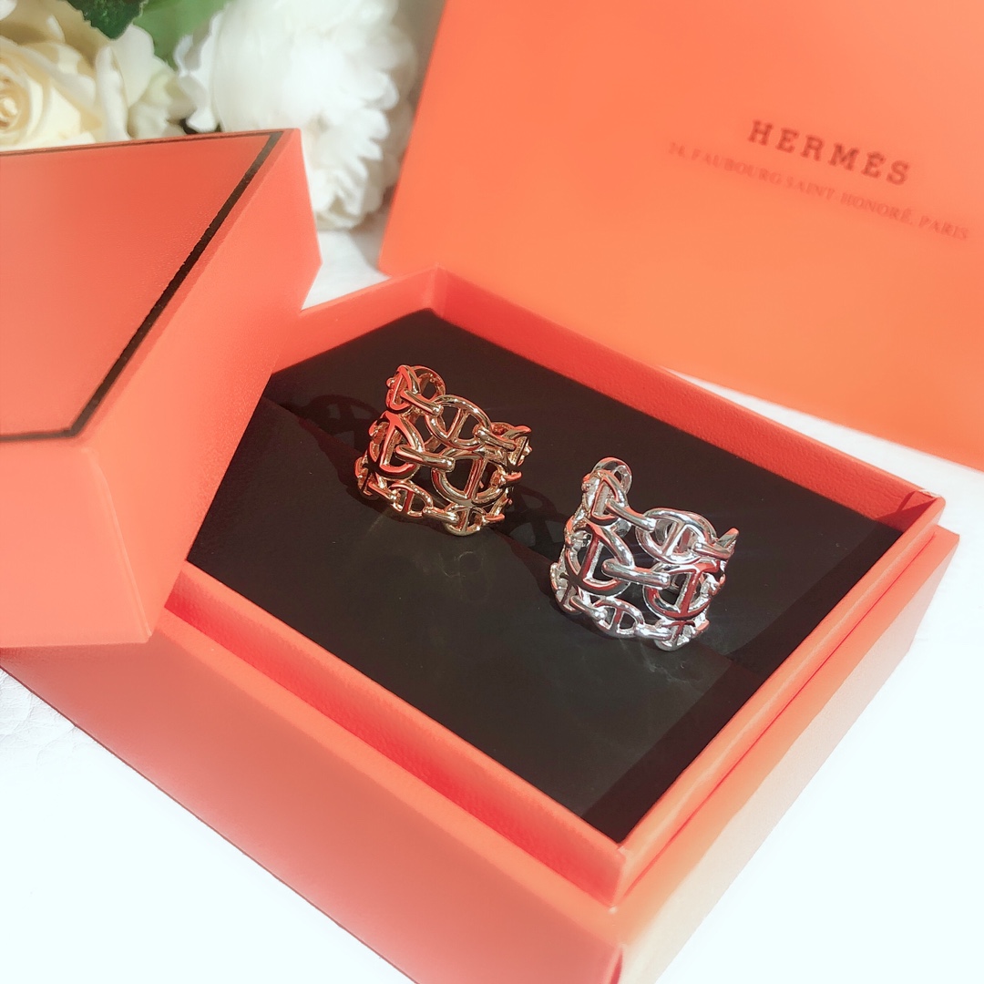 Hermes Jewelry Rings  Pig nose ring