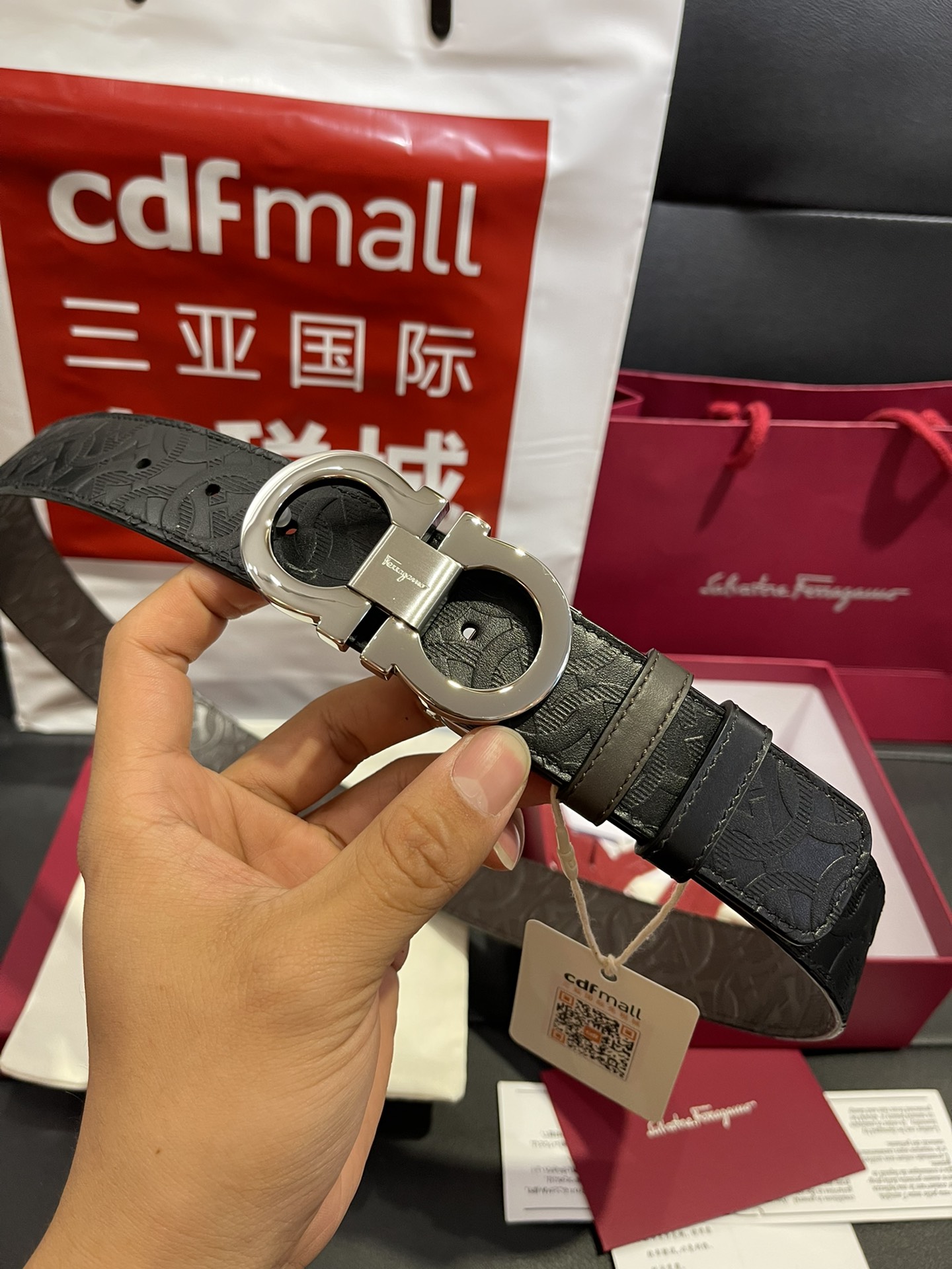 FERRAGAMO Belt 002 22PJ081 3.5cm