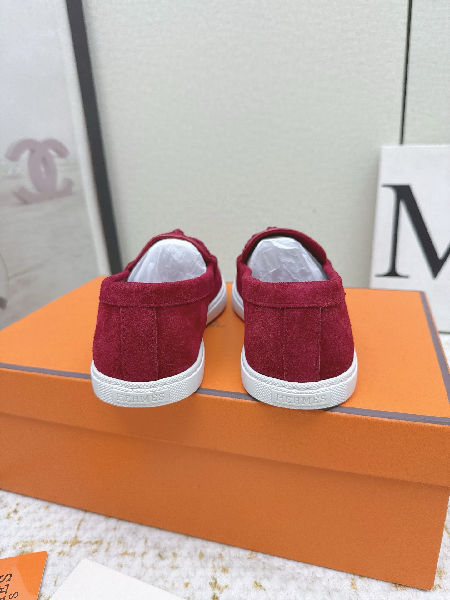 Hermes Shoes Loafers Cowhide