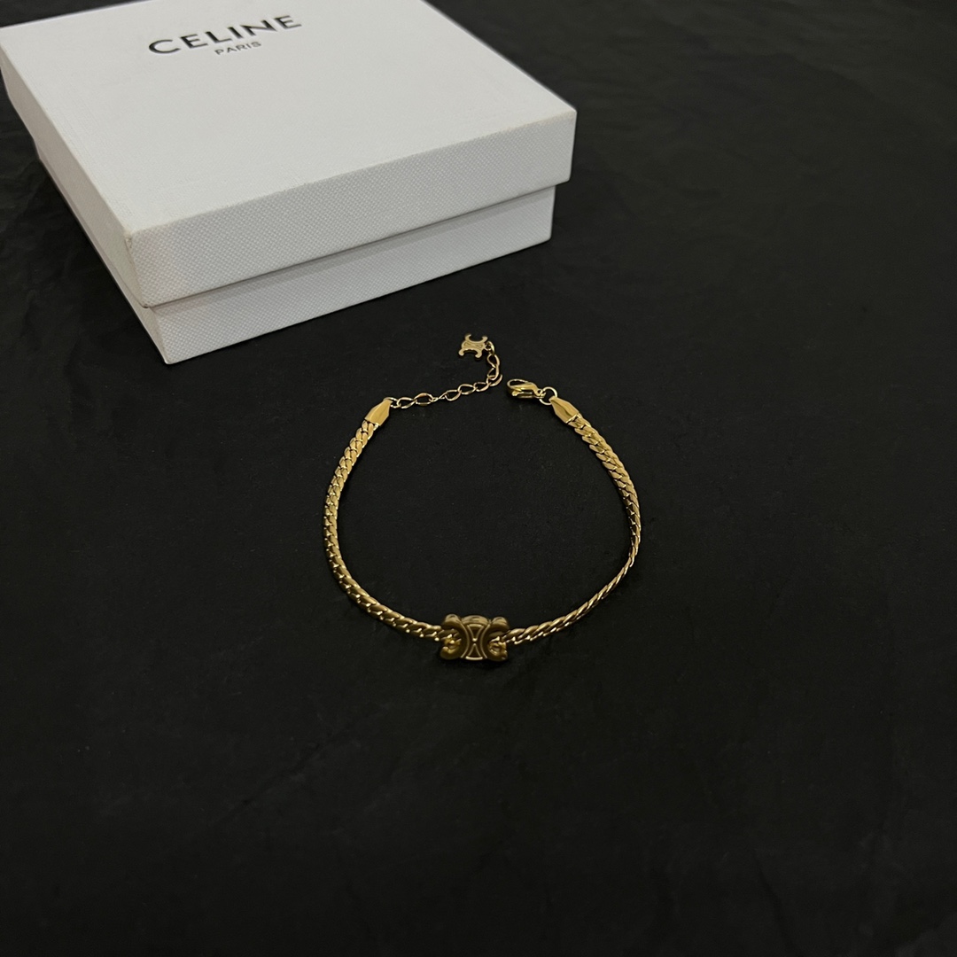 Celine Jewelry Bracelets Arc de Triomphe hollow pattern