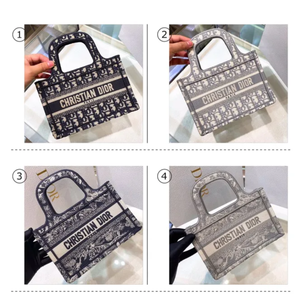 10A + top quality Mini Dior Book Tote 5475 DLAM041 22.5cm