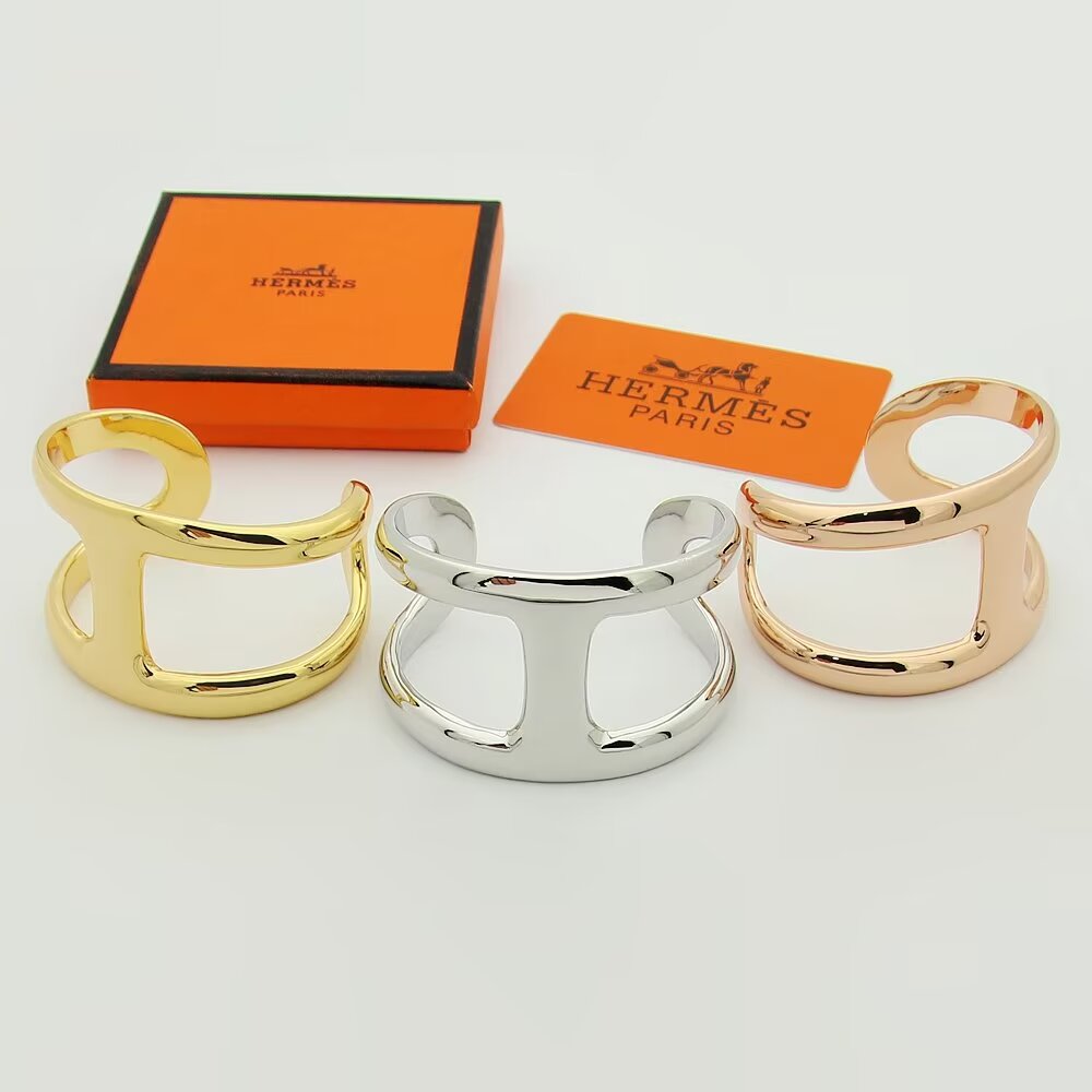 Hermes Jewelry Bangle Wide Hermes Pig Nose