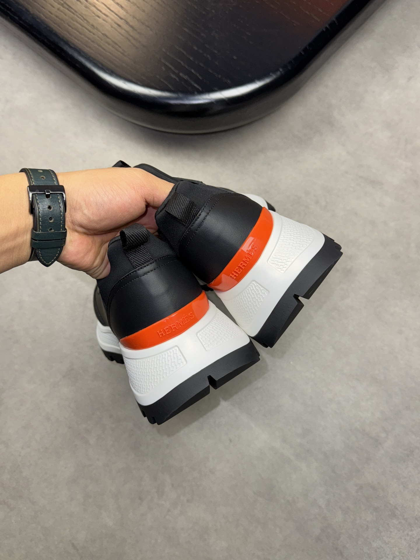 Hermes Shoes Casual Shoes TPU Cowhide