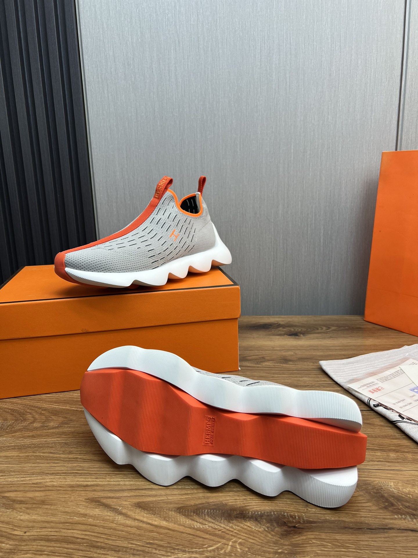 Hermes Shoes Casual Shoes TPU Cowhide