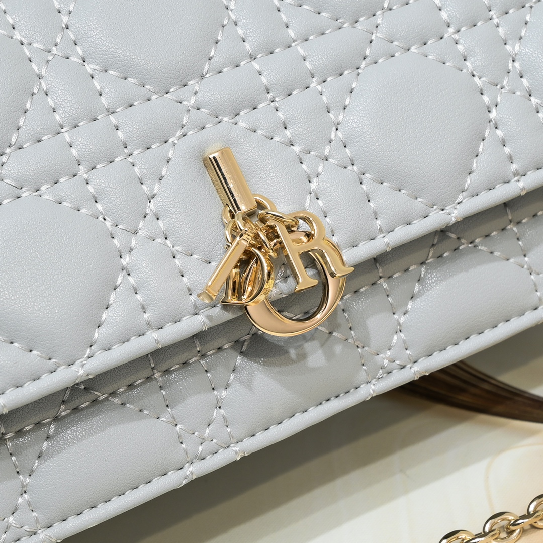 Miss Dior Mini Bag Gray sheep CD2023 XB071 21cm