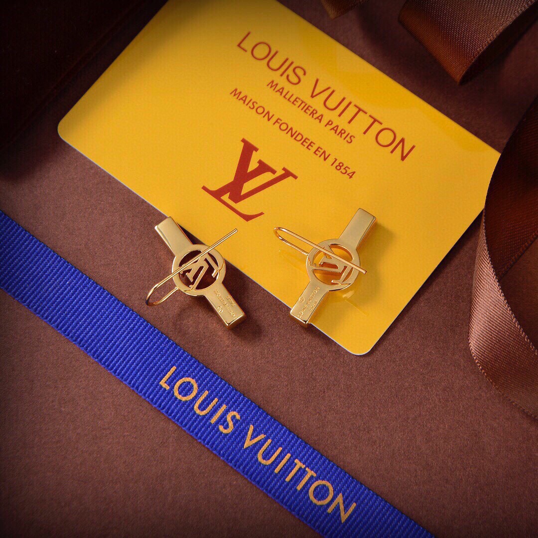 Louis Vuitton Jewelry Earring Lv letter earrings