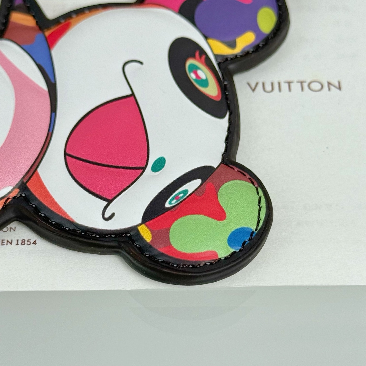 Louis Vuitton Key Chain LV X TM Superflat Panda Leather Bag Keychain Accessories