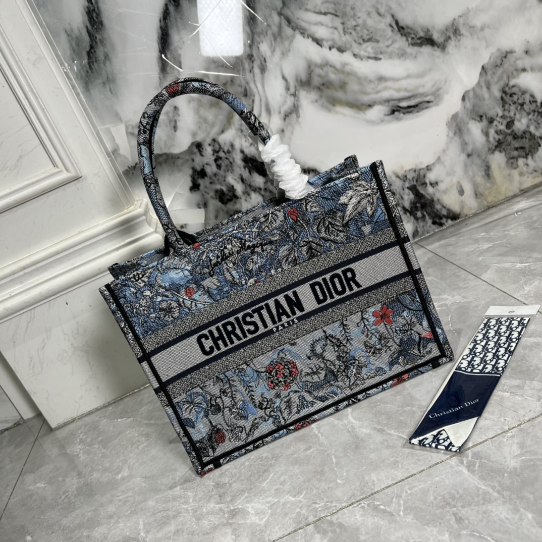 10A + top quality Medium Dior Book Tote 0175 XB022 36cm
