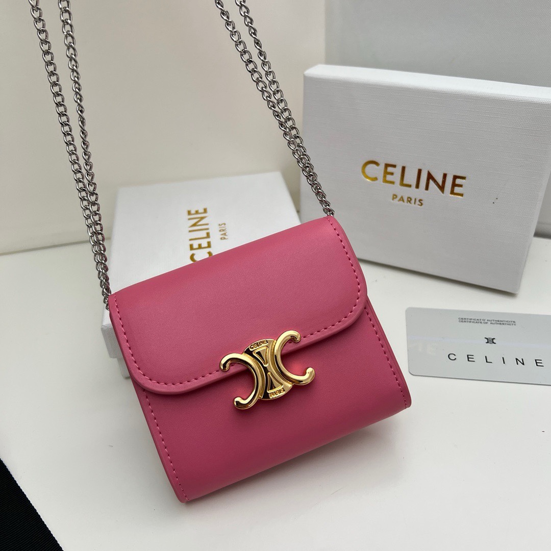 Celine TRIOMPHE Wallet 10783 LM57 11cm