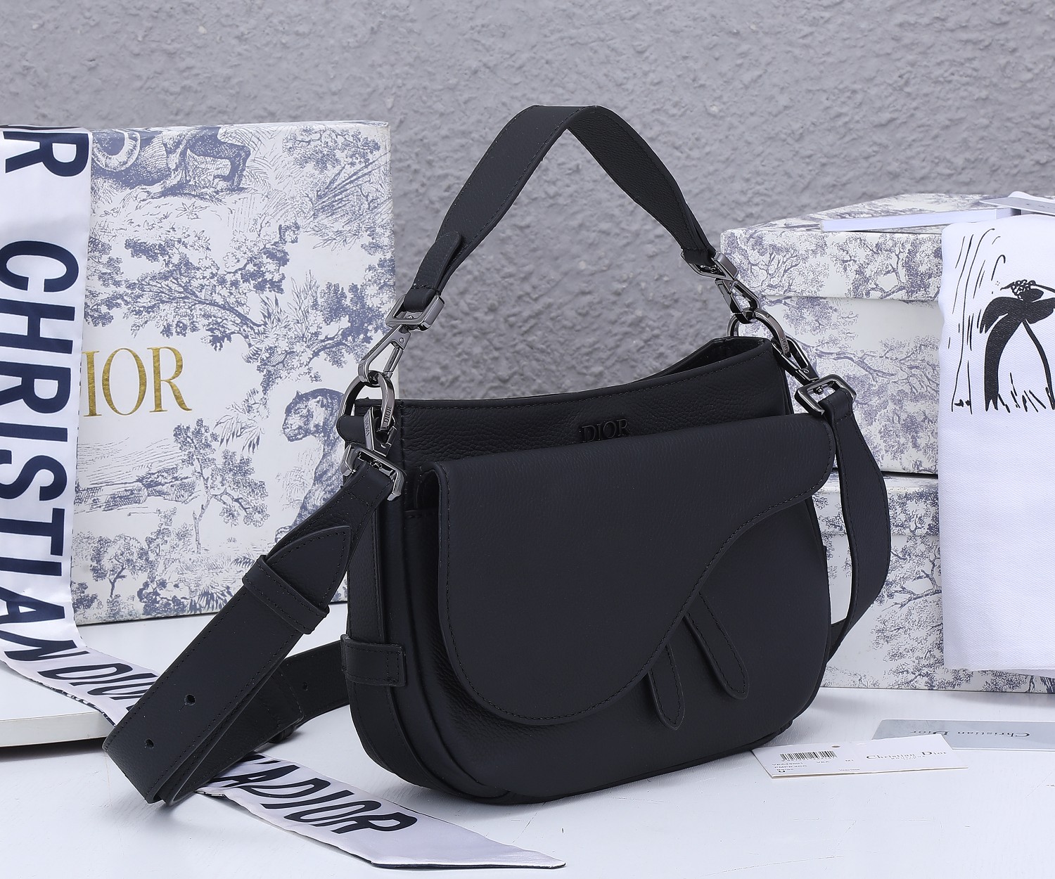 Mini Saddle Soft bag All Black 1090 XB022 24cm