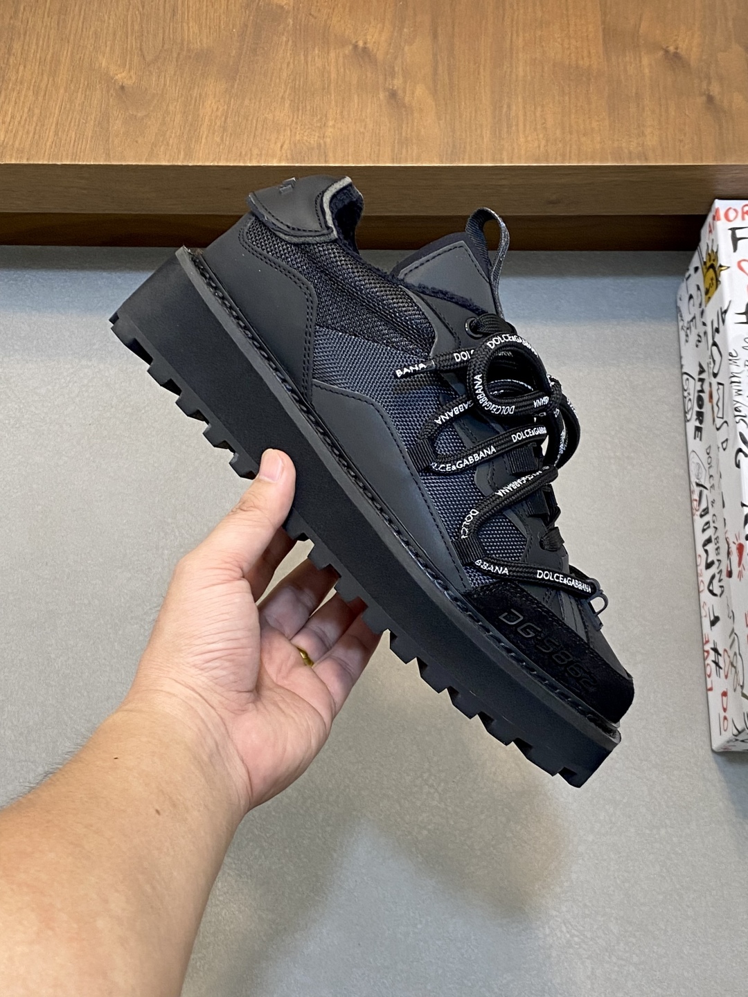 D&G Shoes Sports Shoes Leather