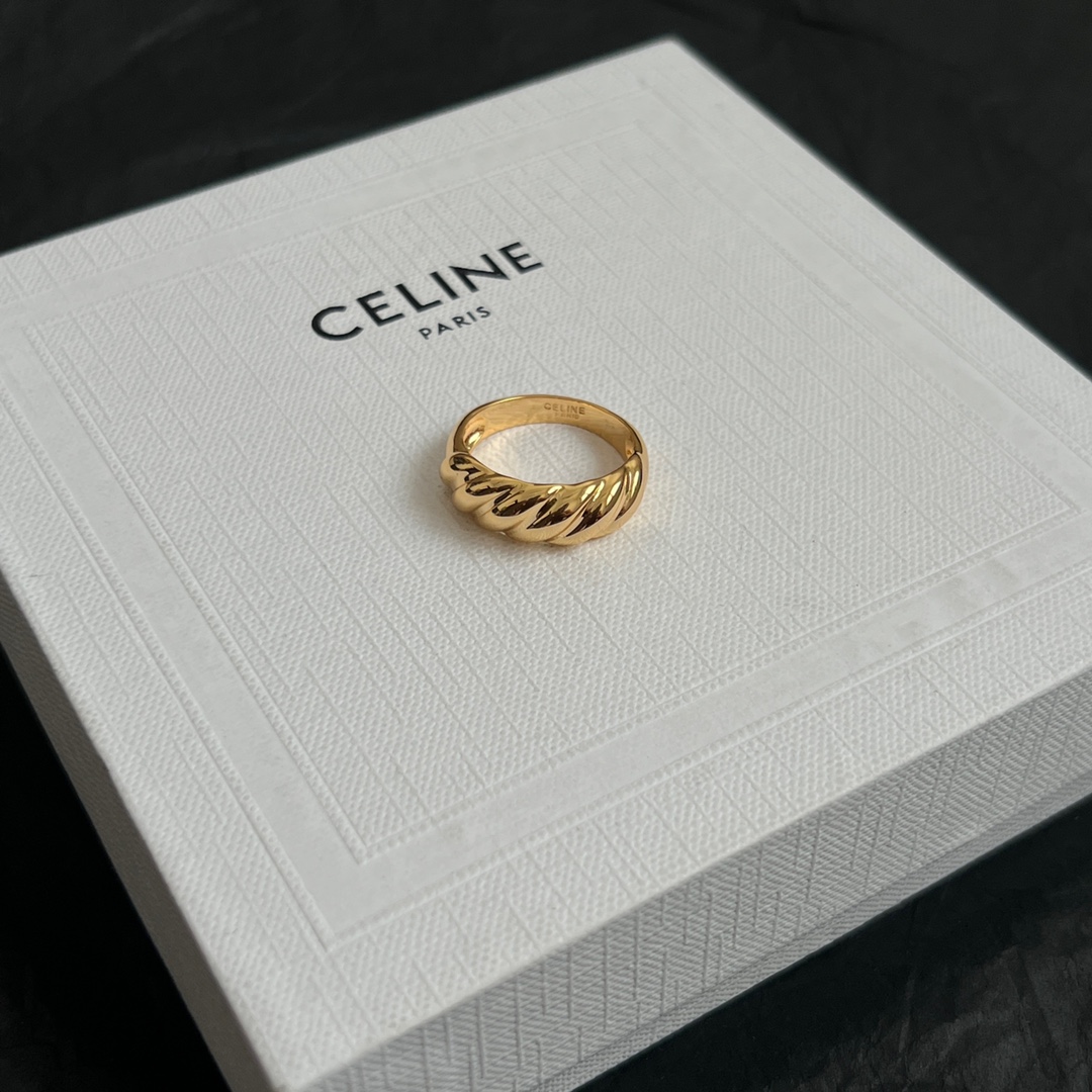 Celine Jewelry Rings Spiral design