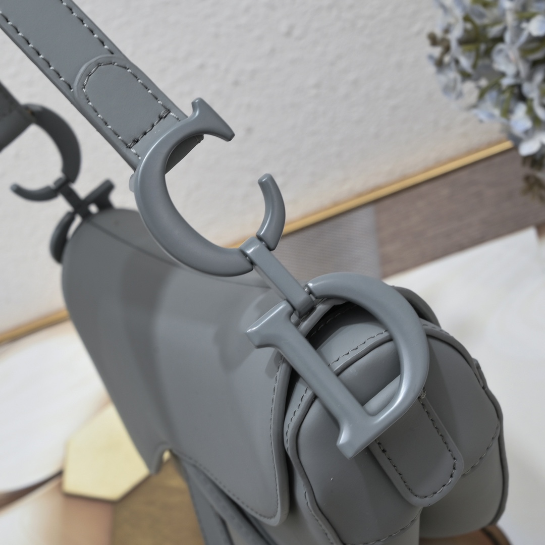 Saddle Bag Gray Matte 6680 XB012 25.5cm