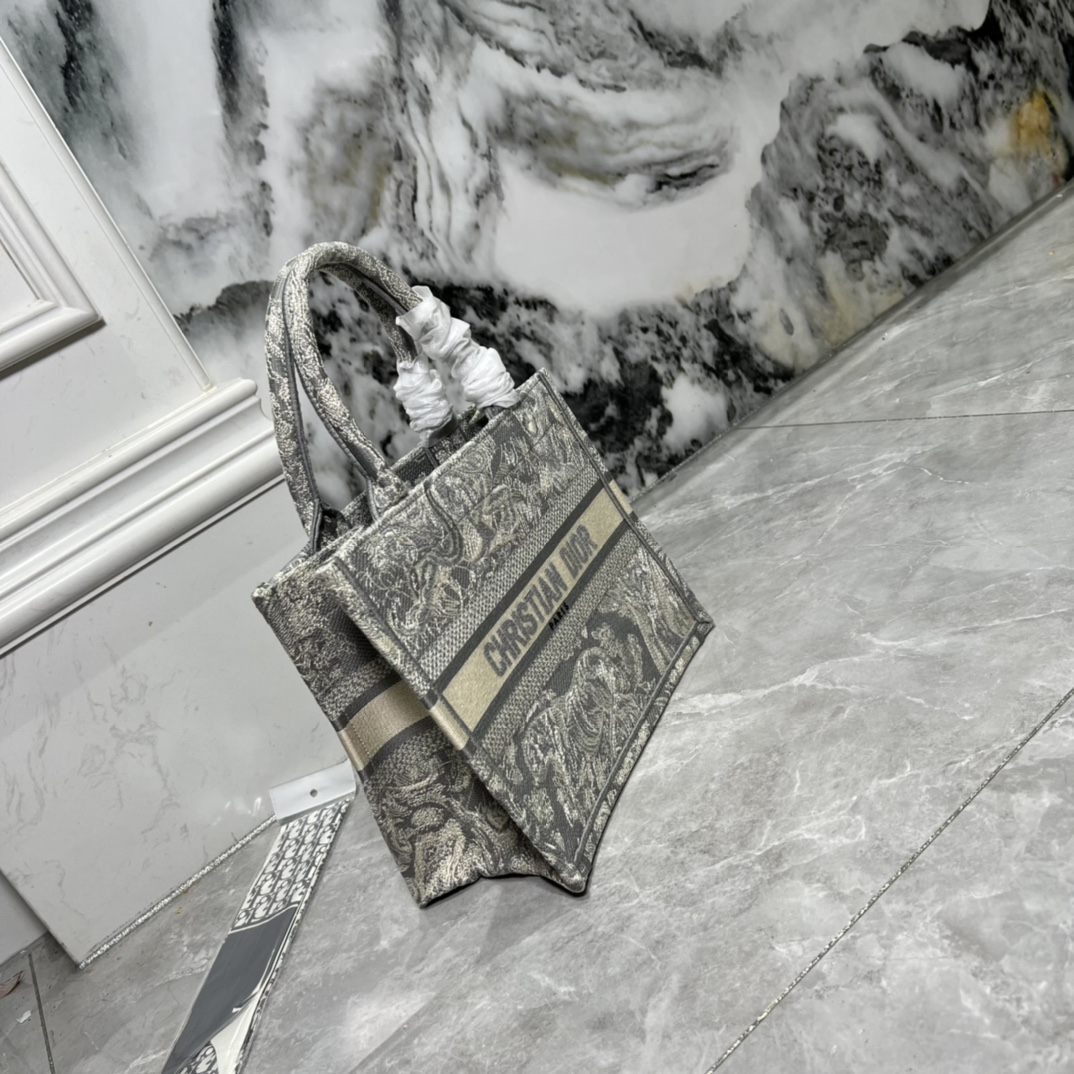 10A + top quality Small Dior Book Tote 0175 XB012 26cm