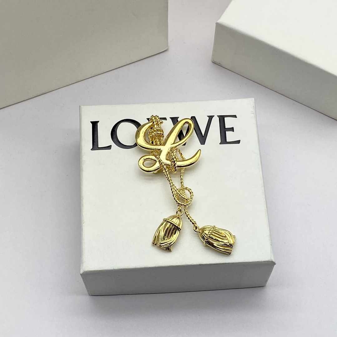 Loewe Jewelry Brooches L 3D Tassel Pendant Brooch