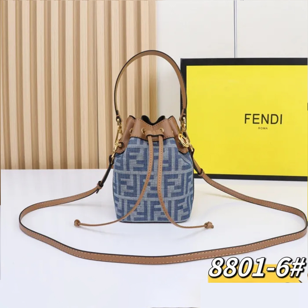 FENDI Mon Tresor Bucket Bag 8801-6 LM541 12cm