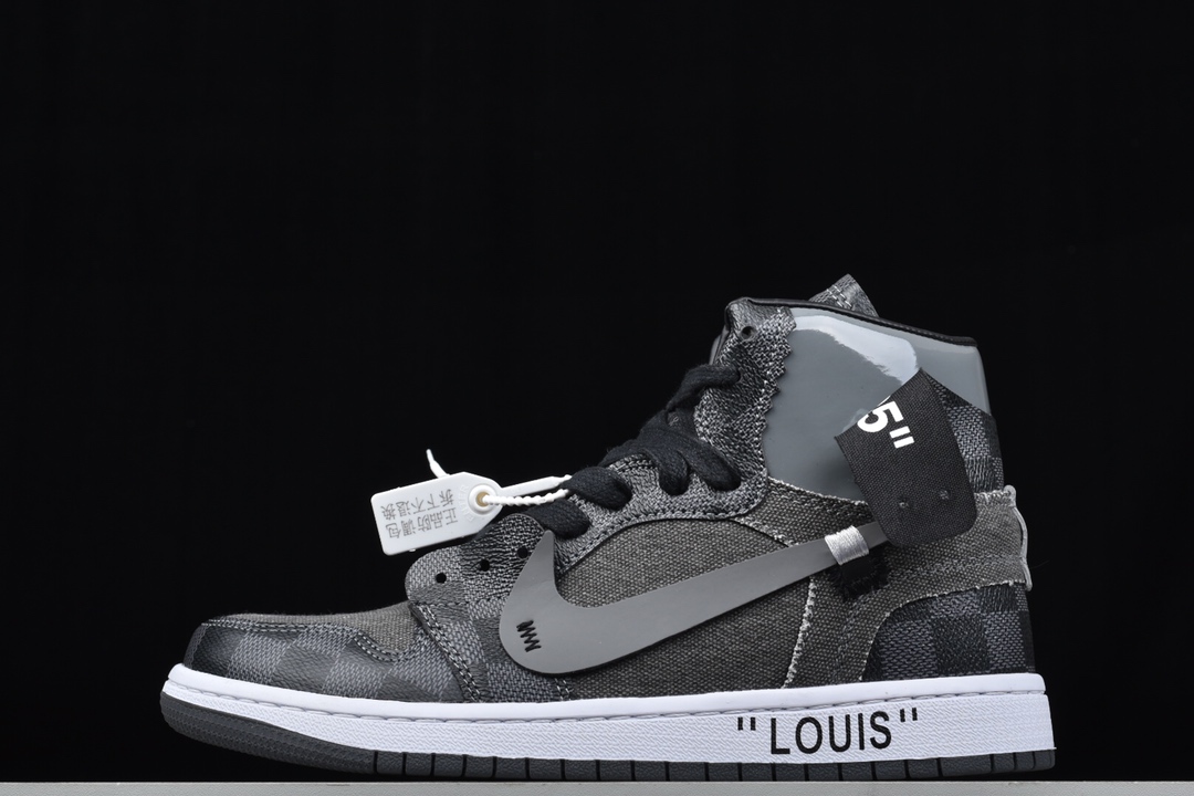 Louis Vuitton x Air Jordan 1 Check QY726210
