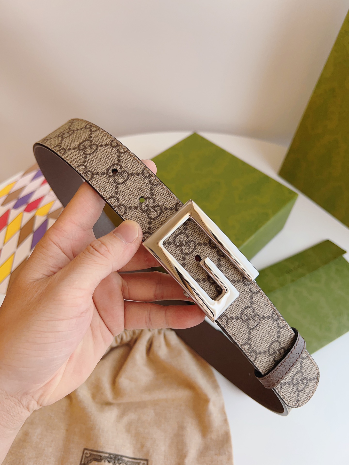 GUCCI Belt 015 22PJ071 3.5cm