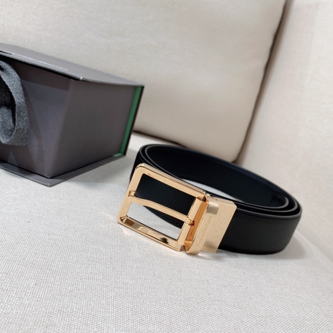 ZEGNA Belt 001 22PJ061 3.5cm