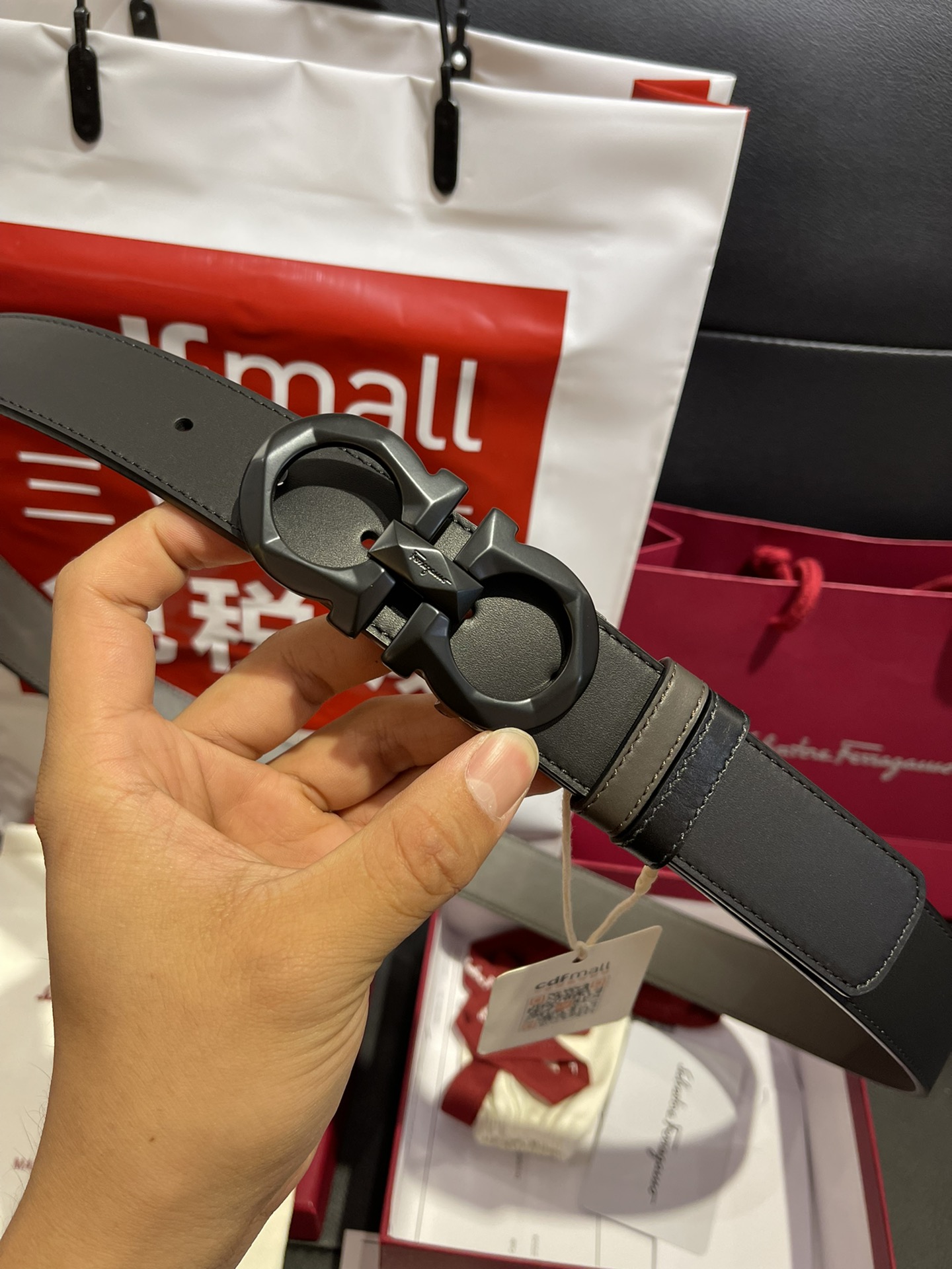 FERRAGAMO Belt 002 22PJ081 3.5cm