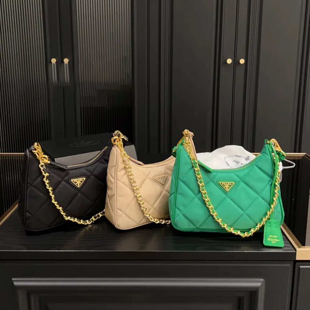 Prada Re-Edition 1995 Chaîne Re-Nylon 009 DB561 22cm