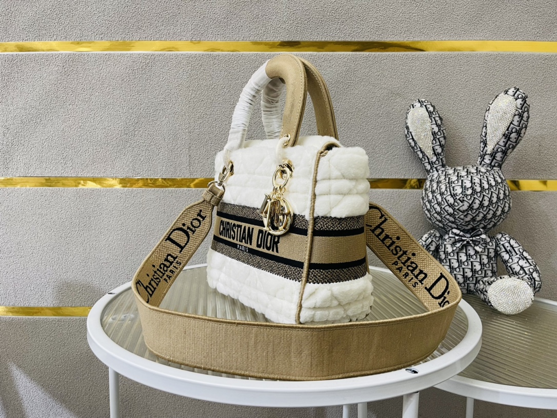 10A + top quality Dior Medium Lady D-Lite Bag 9920 DD003 24cm