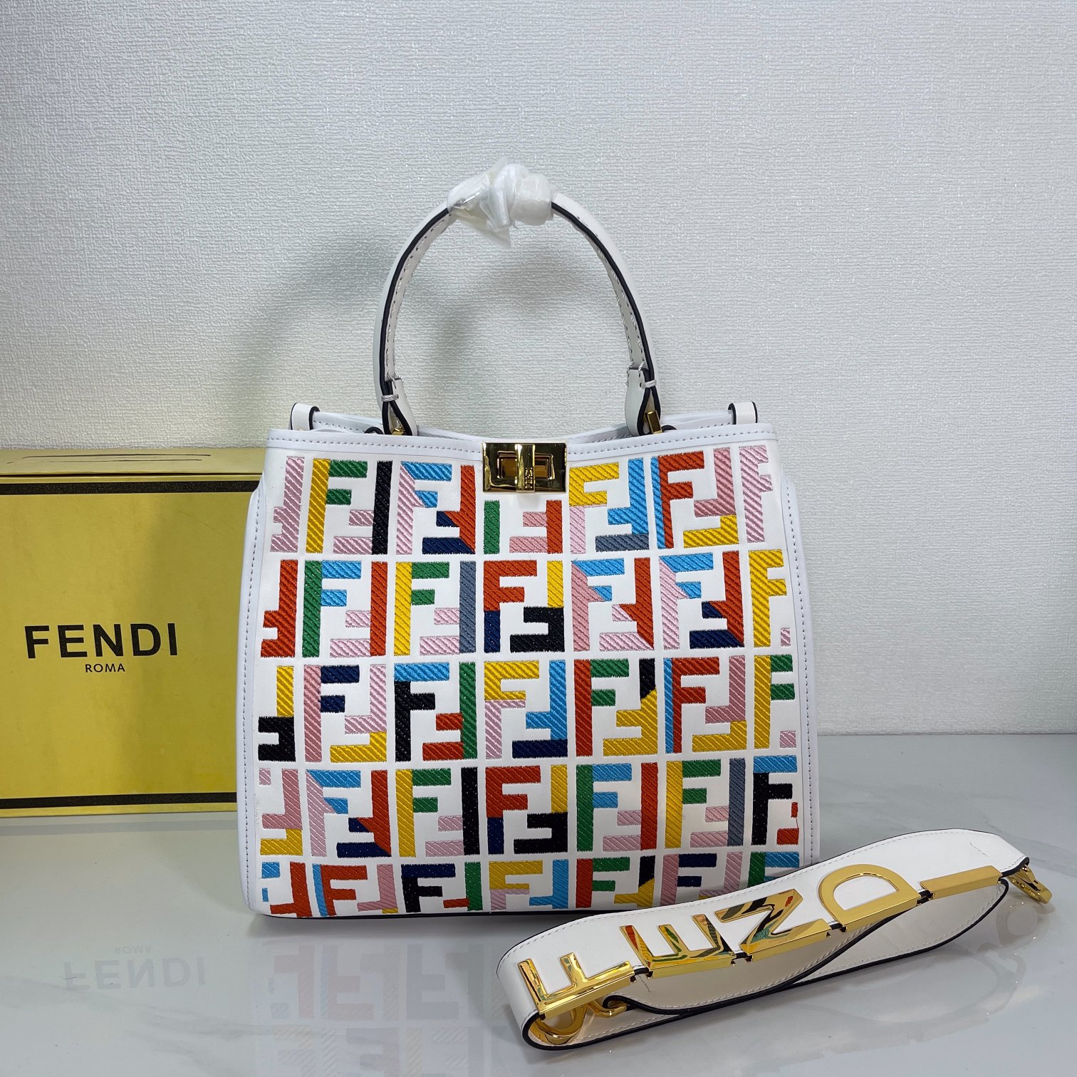 Fendi Bag Perkaboo Tote Top Handle Bag 7729